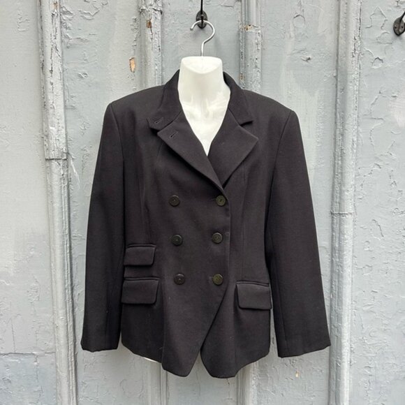 Donna Karen Vintage Wool Blazer, size 10 - Picture 5 of 10